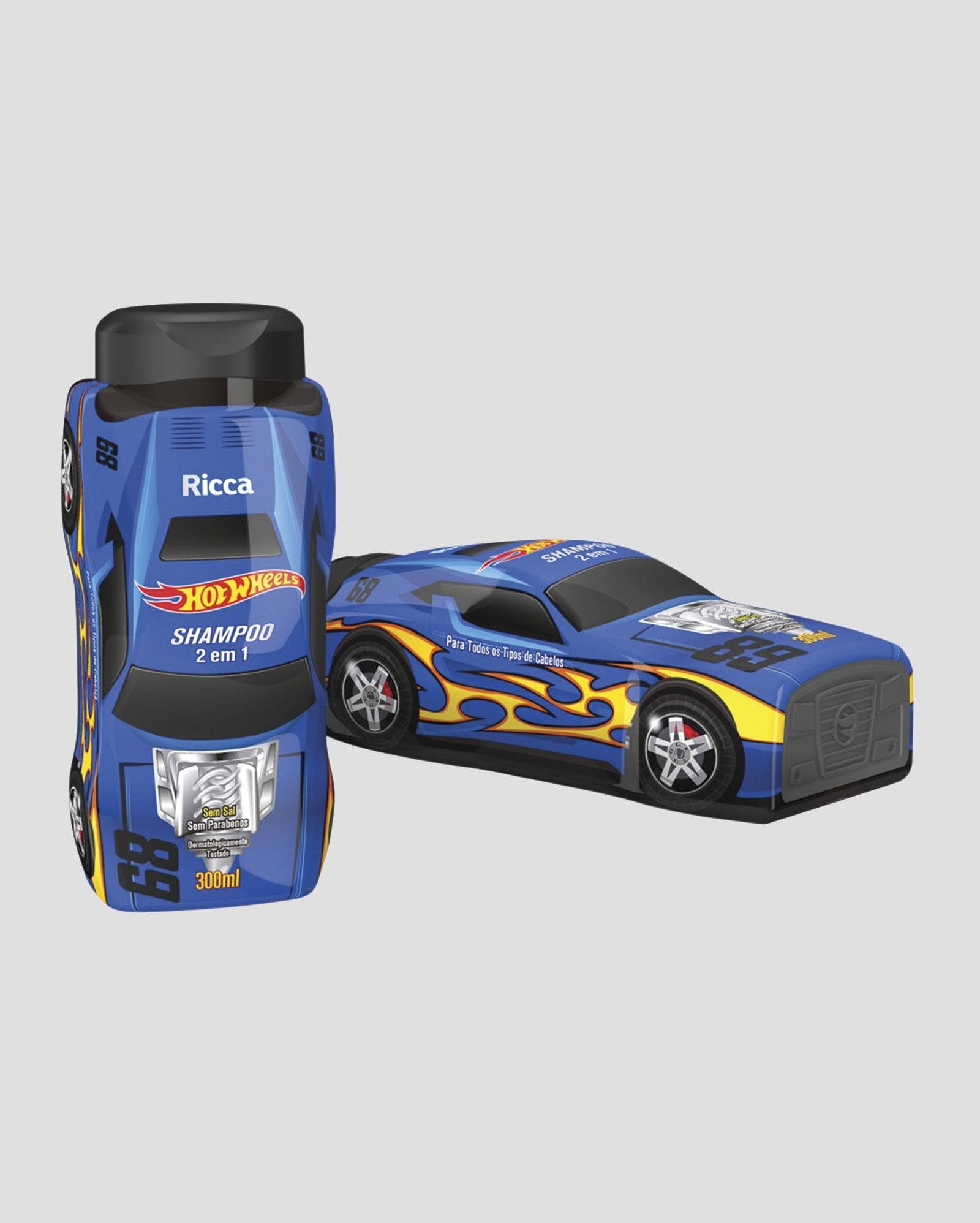 Riachuelo Shampoo Turbinado 2 Em 1 Hot Wheels Ricca