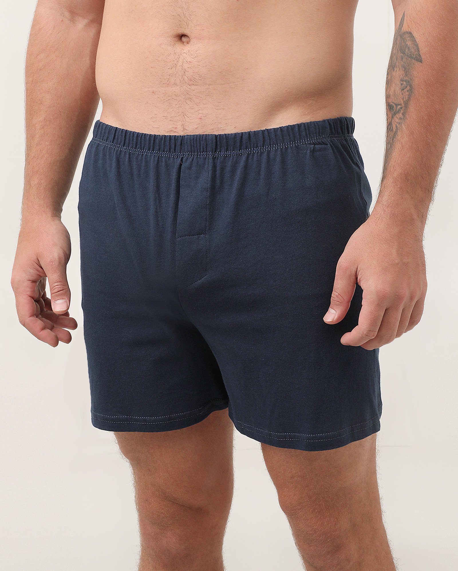 Cueca samba canção algodão lisa - Azul Escuro | Riachuelo