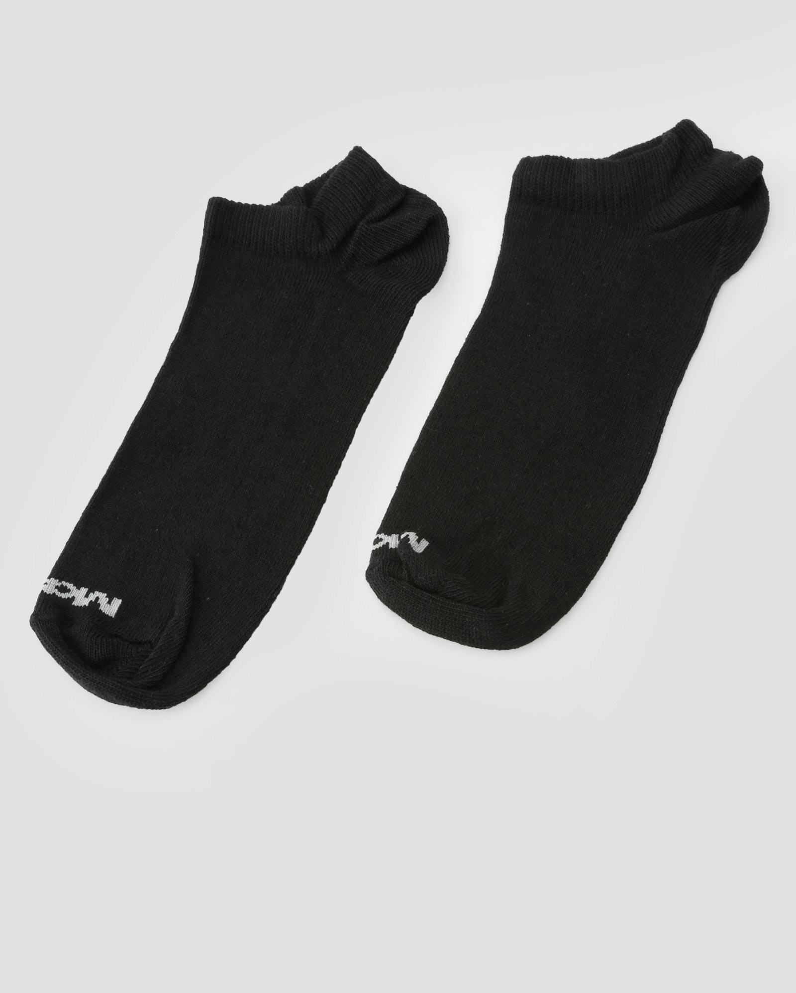 Kit meia masculina 3 pares cano invisível - Preto | Mash