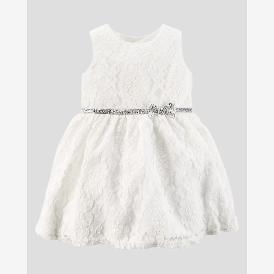 Vestido Renda Carter´s - Branco