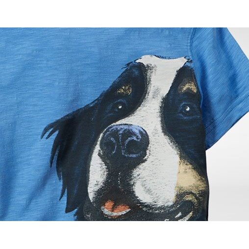 Camiseta Dog Carter's - Azul