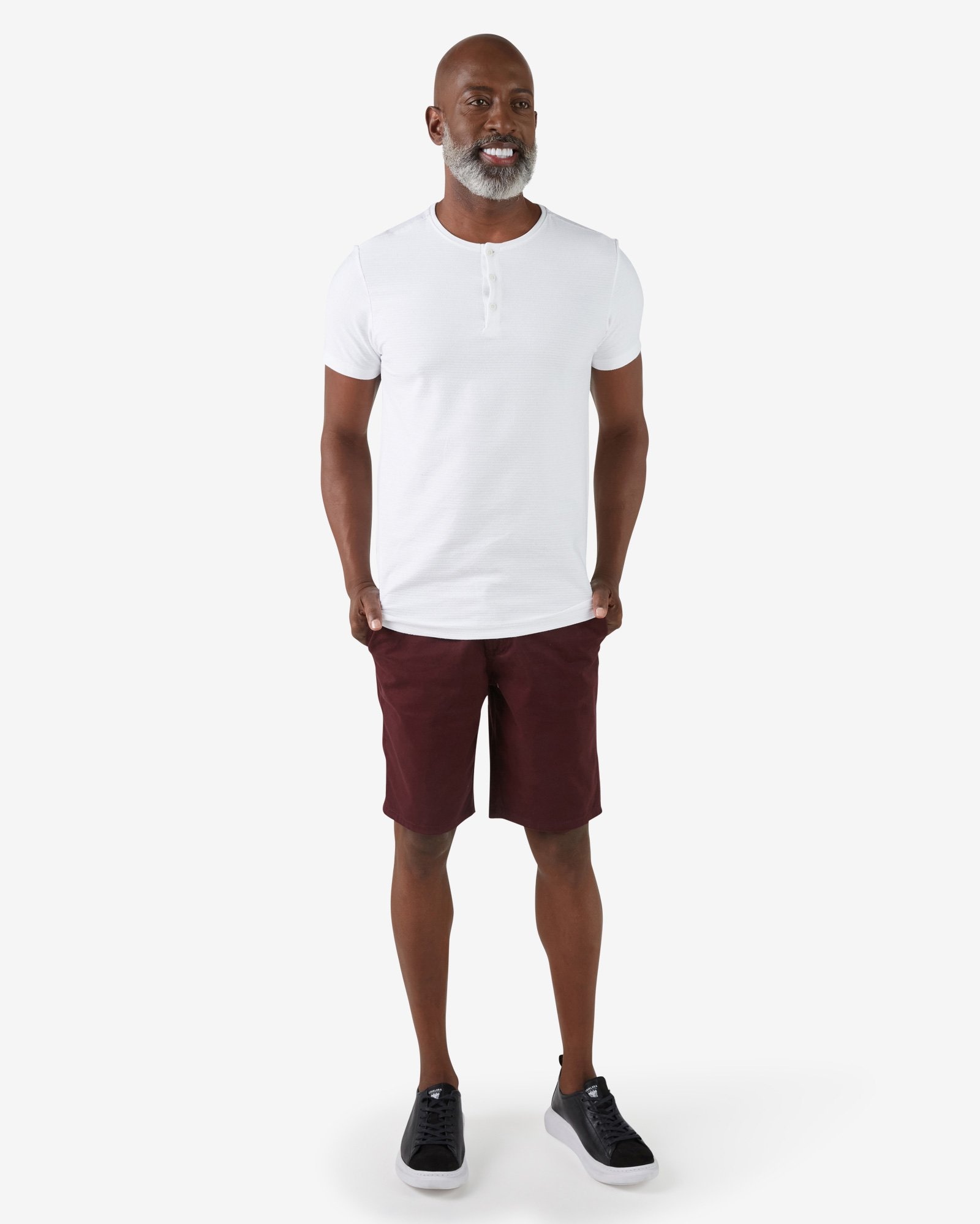 bermuda jeans vinho