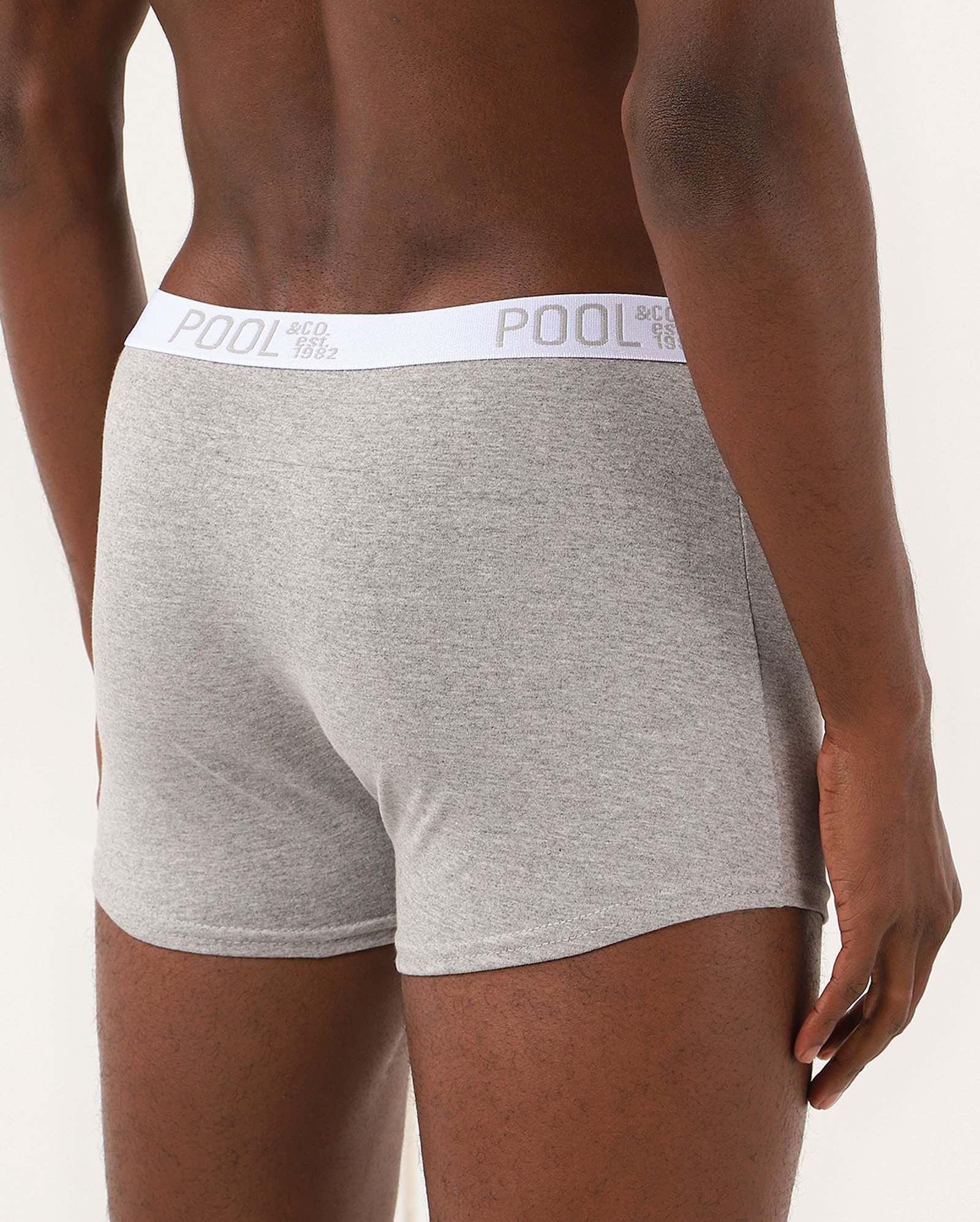 Cueca boxer básica - Cinza Mescla