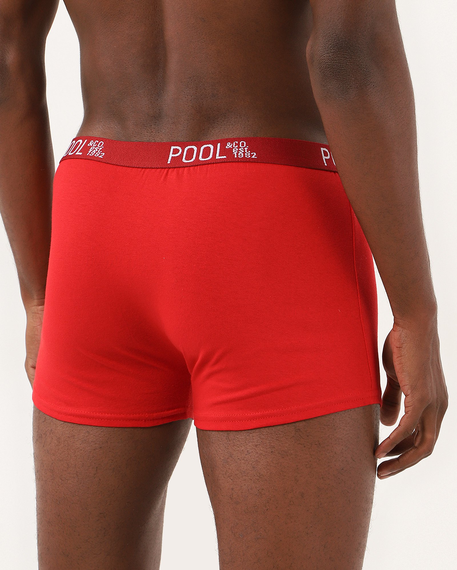 Cueca boxer básica - Vermelho