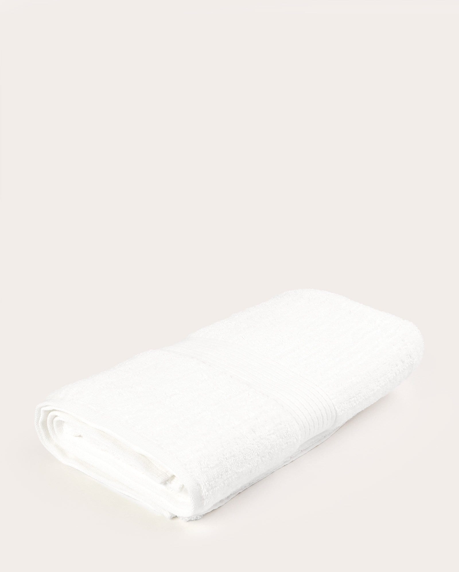 Toalha de banho gigante fio penteado canelada - Branco | Buddemeyer