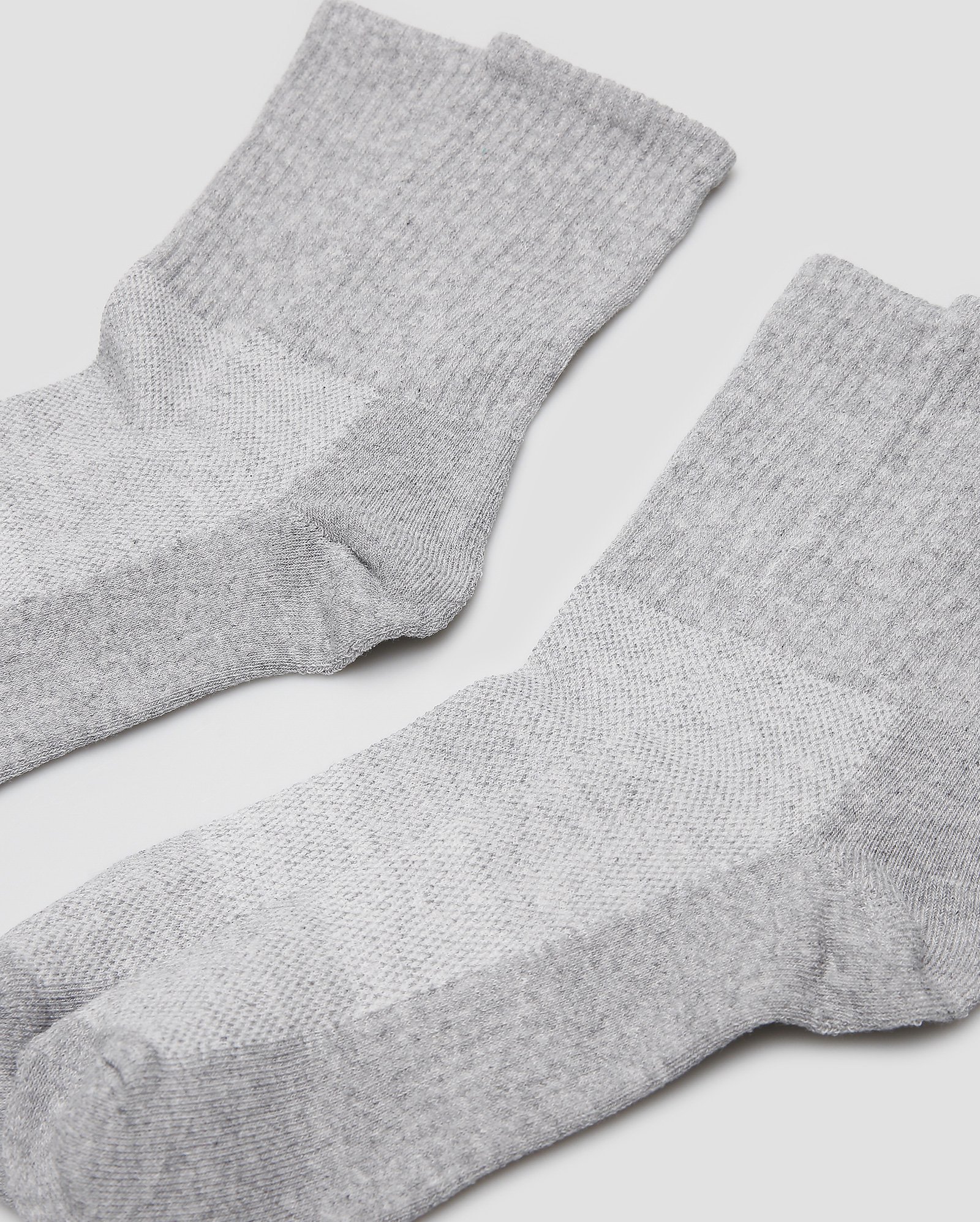 Kit meia masculina 2 pares - Cinza Claro Mescla | Body Work by Riachuelo