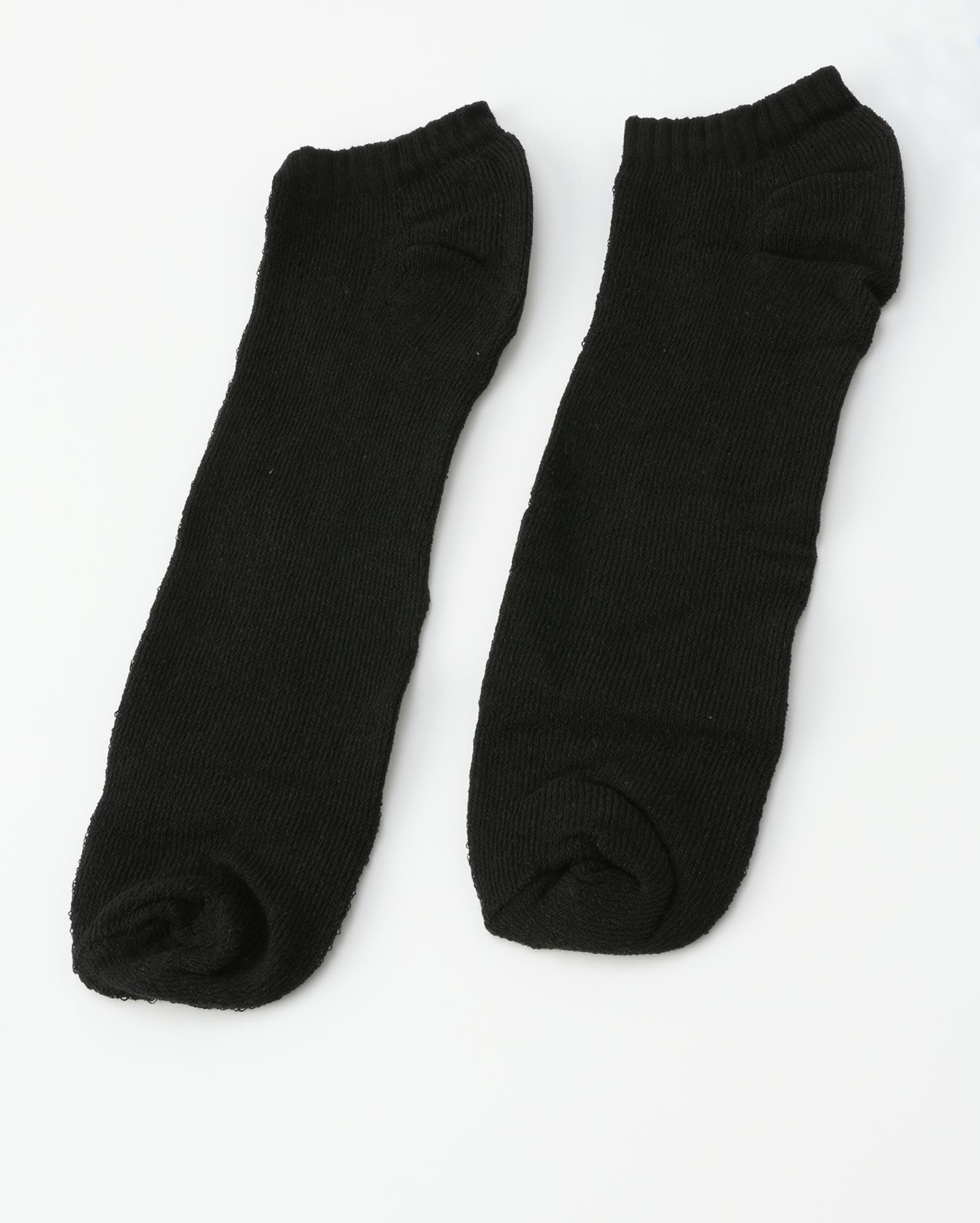 Kit Meia 3 Pares Cano Invisível - Branco/Cinza/Preto