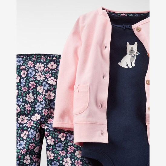 Conjunto Puppie Carter's - Azul