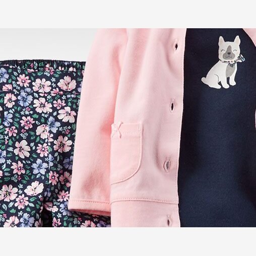 Conjunto Puppie Carter's - Azul