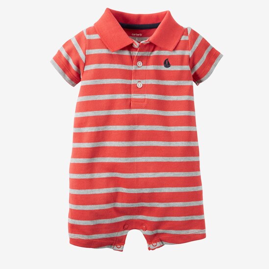 Macacão Polo Carter's - Laranja
