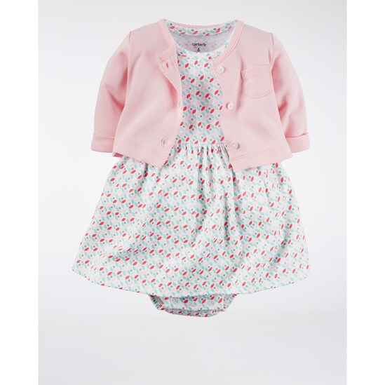 Conjunto Babysoft Dress Carter's - Rosa