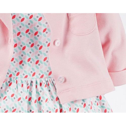 Conjunto Babysoft Dress Carter's - Rosa
