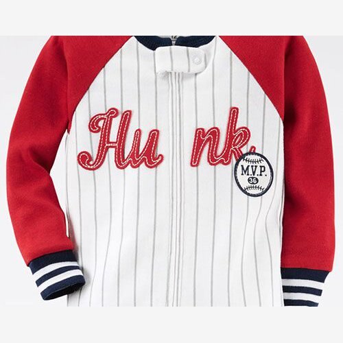 Pijama Baseball Carter's - Branco