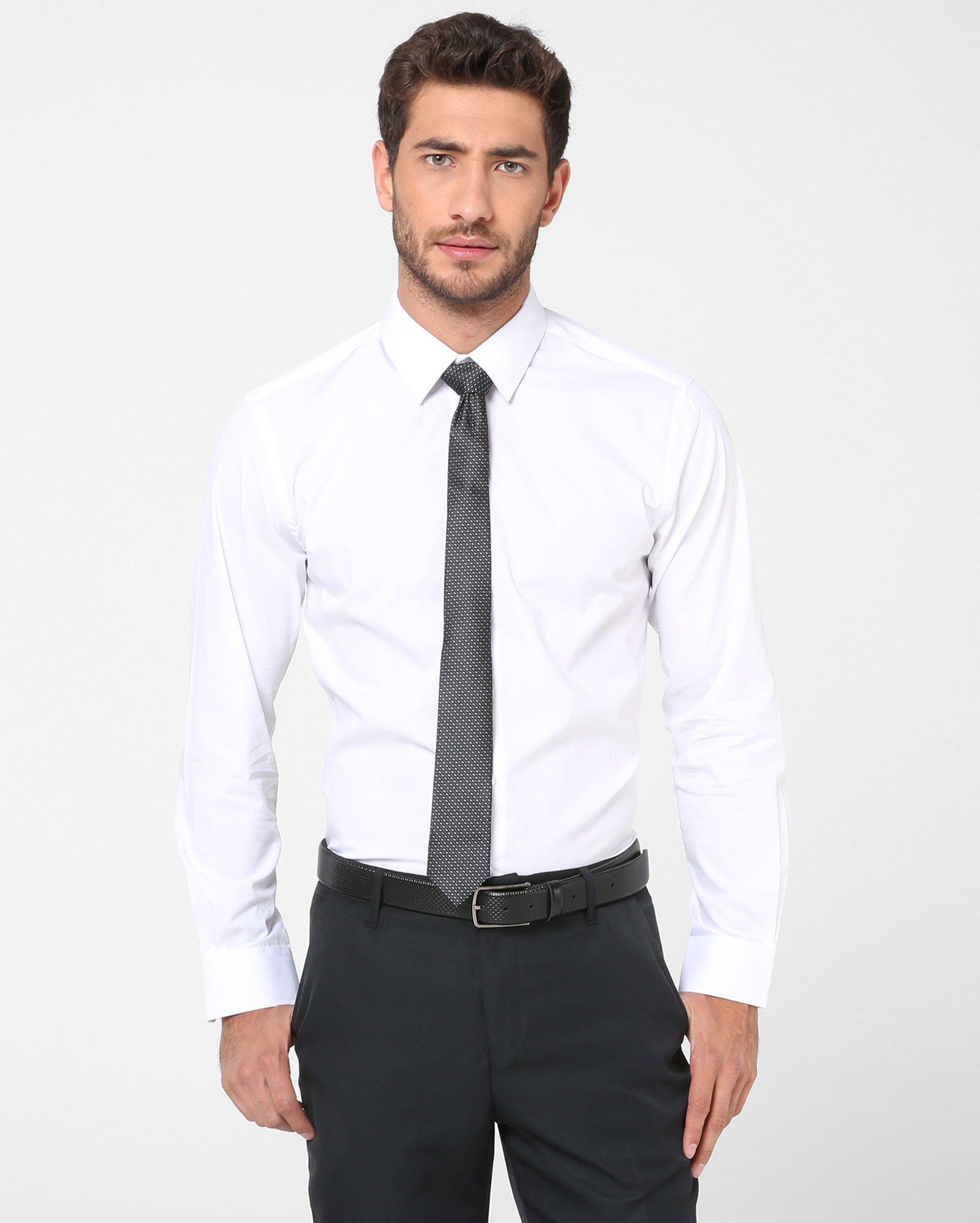 camisa social com gravata
