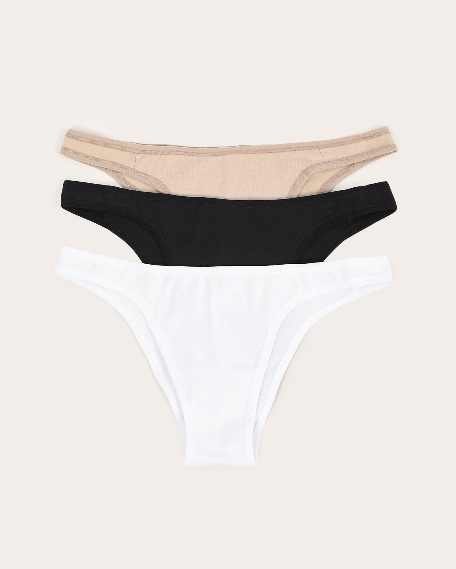 Kit calcinha 3 peças tradicional básica - multicor | Delcotton