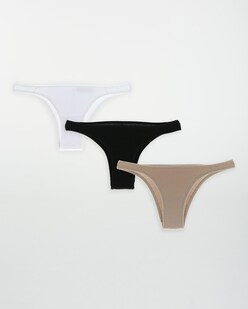 Cueca Masculina Tanga IKingsky - Pacote Com 5 Peças - Modelo Em Y Nas Costas - Multicor - Tamanho P
