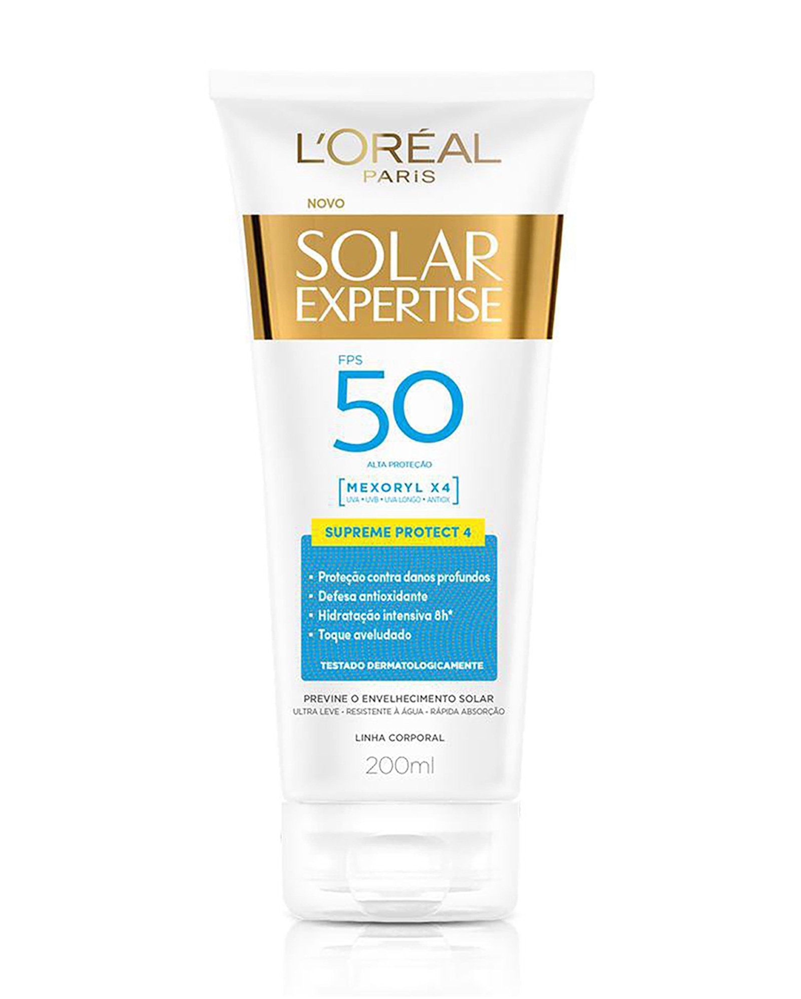Protetor Solar Corporal L'Oréal Paris Solar Expertise Supreme Protect 4 FPS 50 200ml