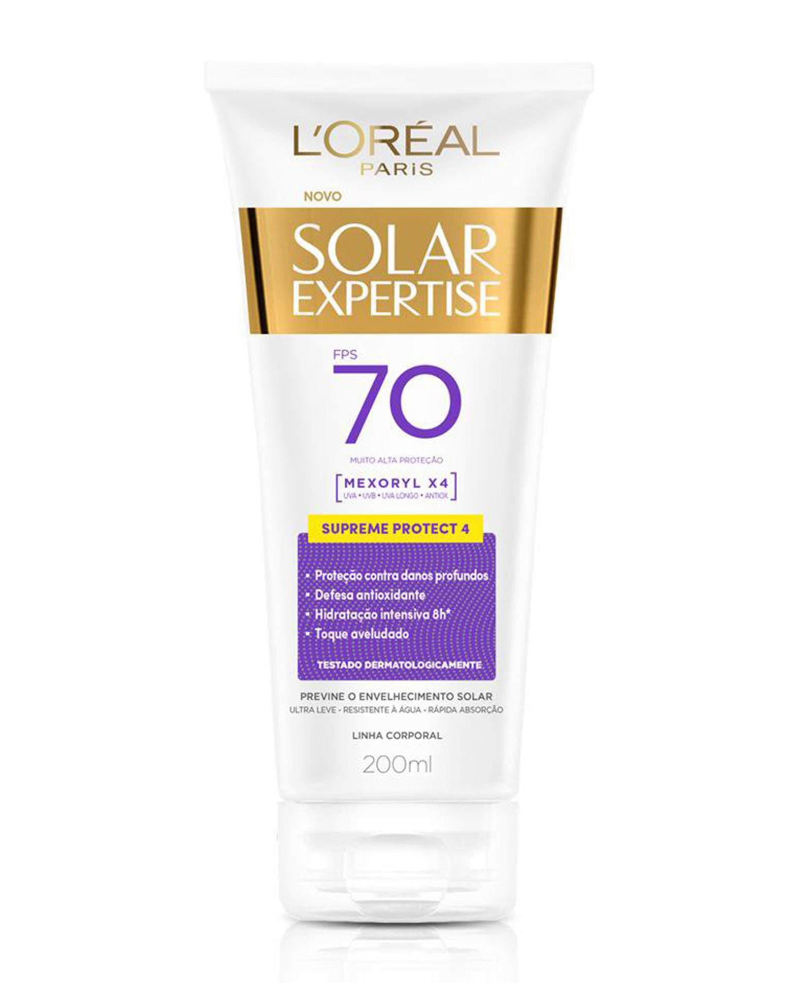 Protetor Solar Corporal L'Oréal Paris Solar Expertise Supreme Protect 4 FPS 70 200ml