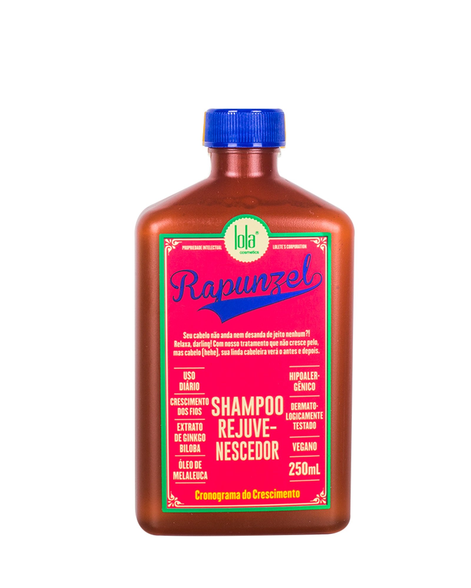 Shampoo rejuvenescedor Rapunzel 250ml | Lola Cosmetics