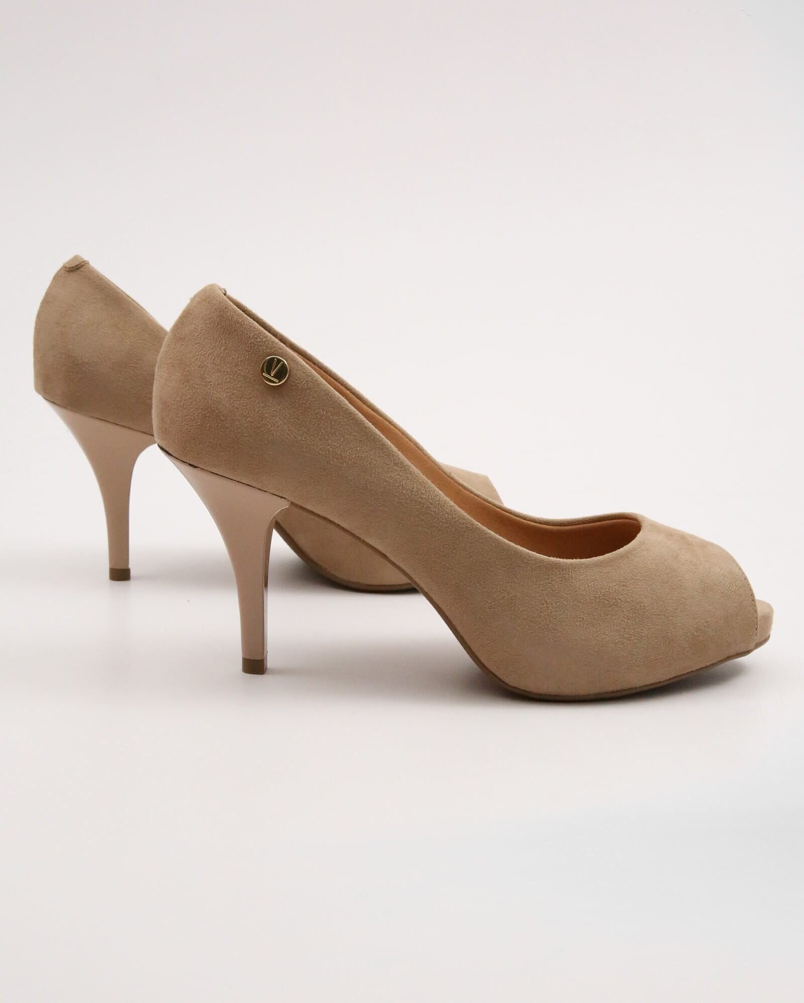 Riachuelo | Sapato Peep Toe Nobuck Vizzano