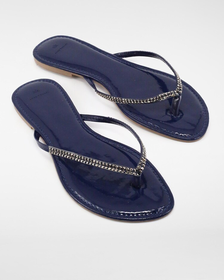 Riachuelo Sandália Rasteira Strass Color