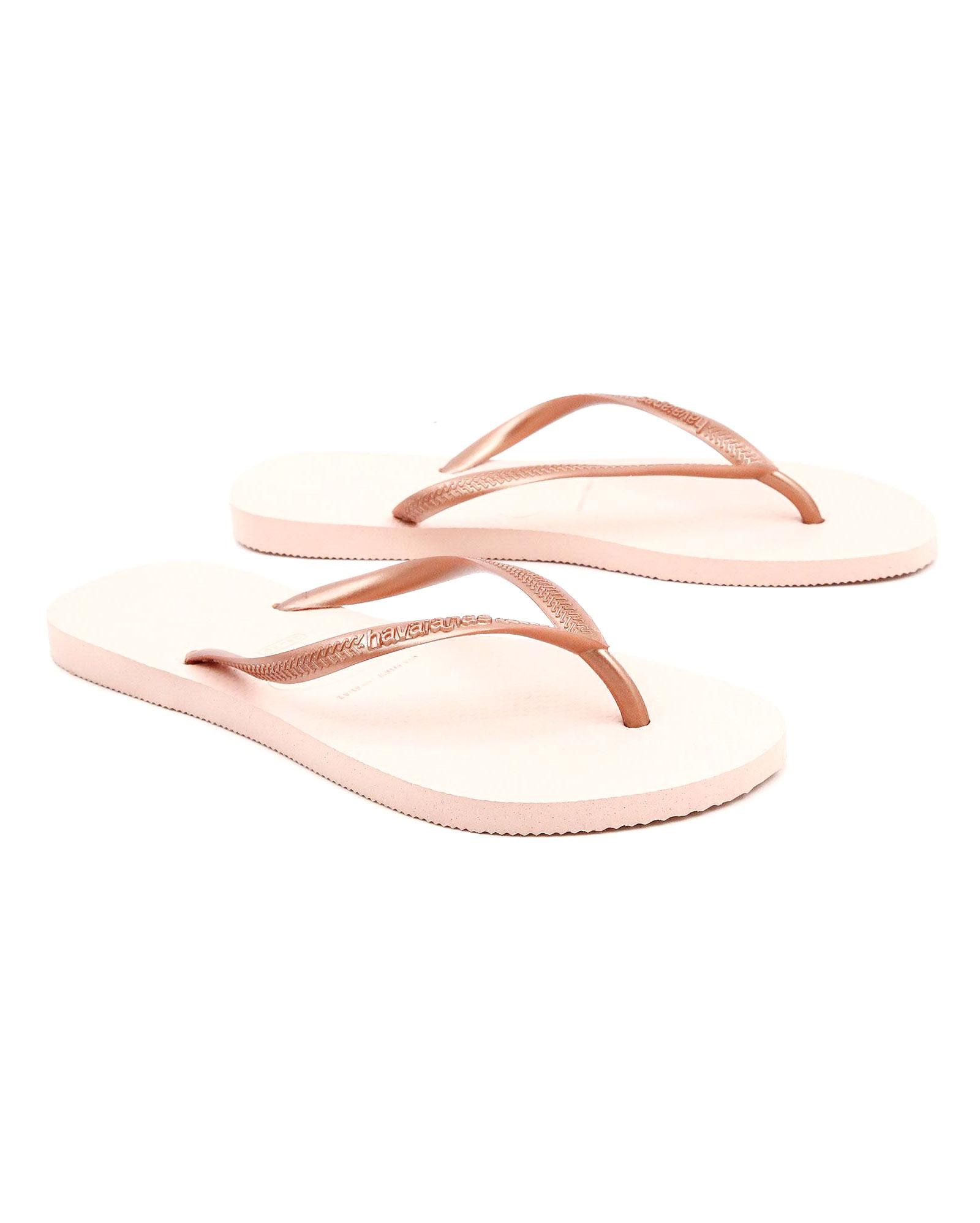 Chinelo feminino slim tradicional - Rosa Claro | Havaianas