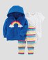Conjunto Moletom Arco Íris Carter´s - Multicor