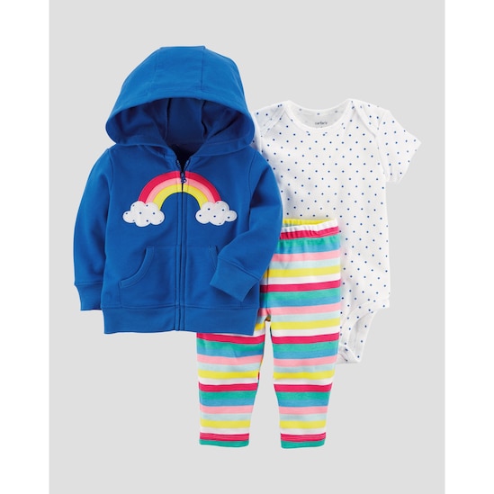 Conjunto Moletom Arco Íris Carter´s - Multicor