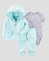 Conjunto Moletom Poá Carter´s - Azul