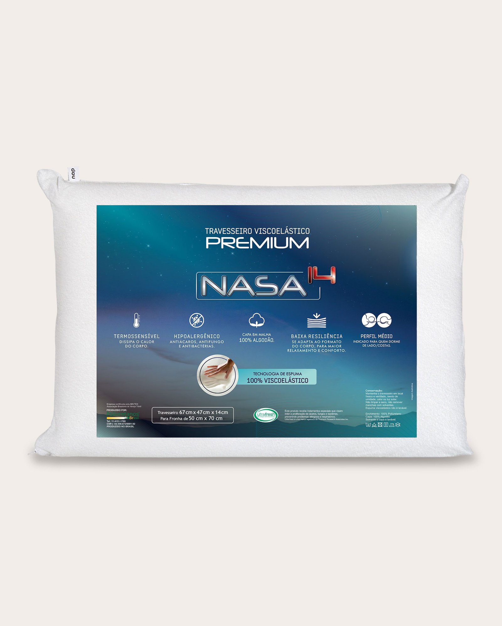 Travesseiro Premium Nasa 14