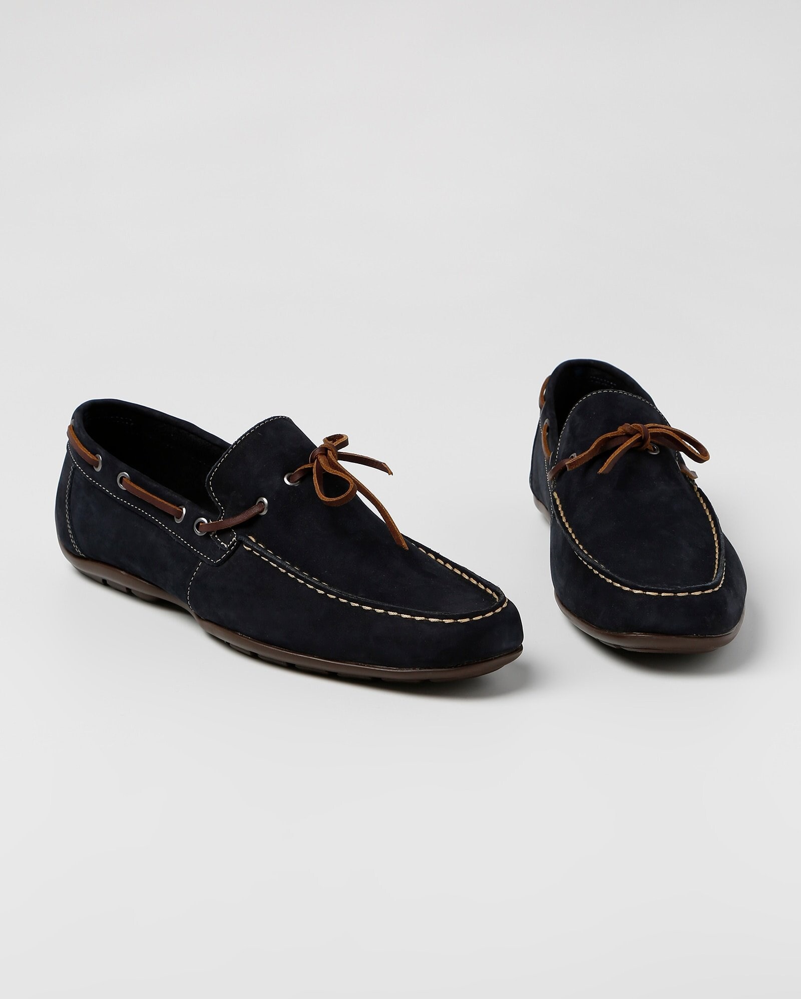 Riachuelo | Mocassim Couro Pool - Azul