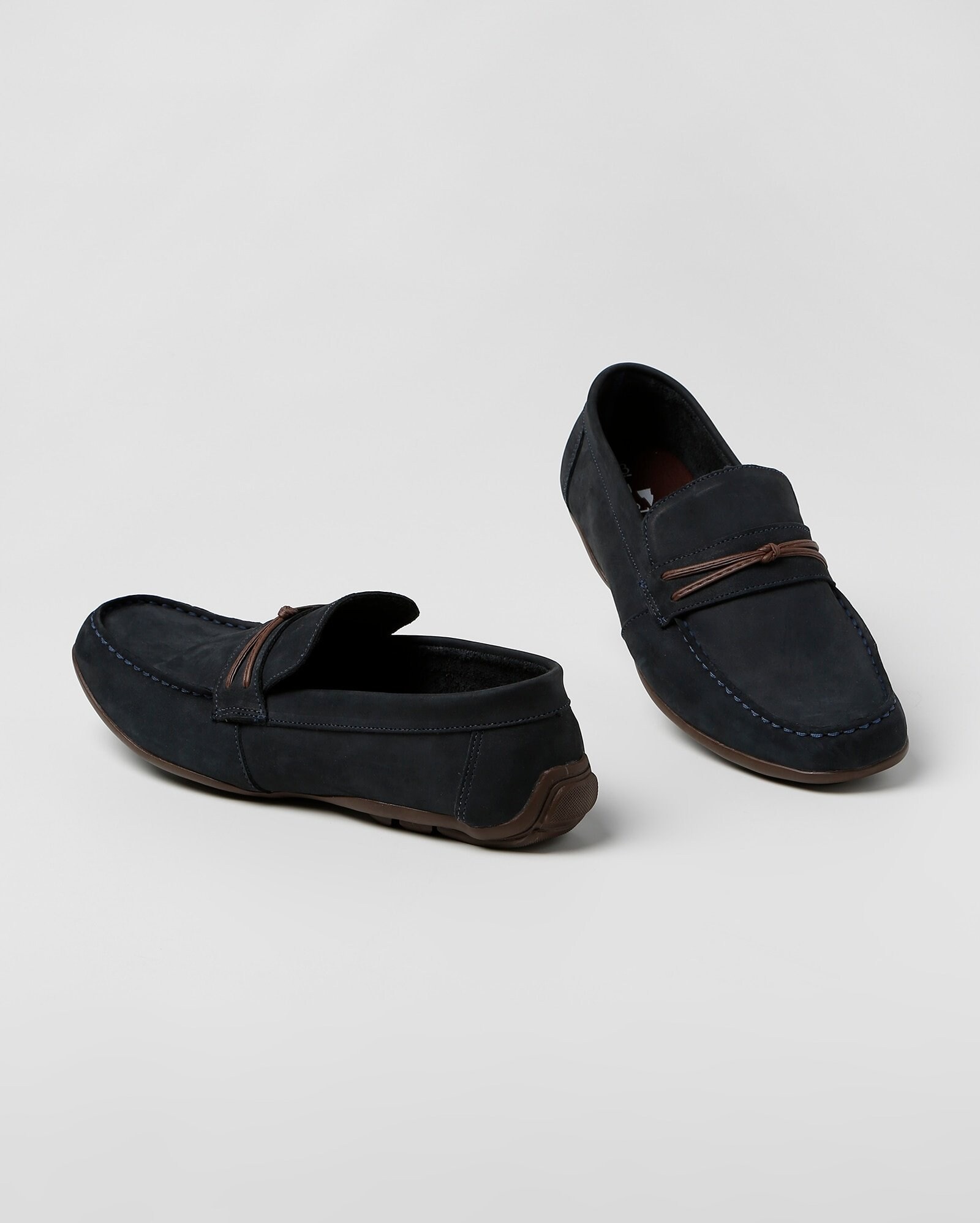 Riachuelo | Mocassim Couro Pool - Azul