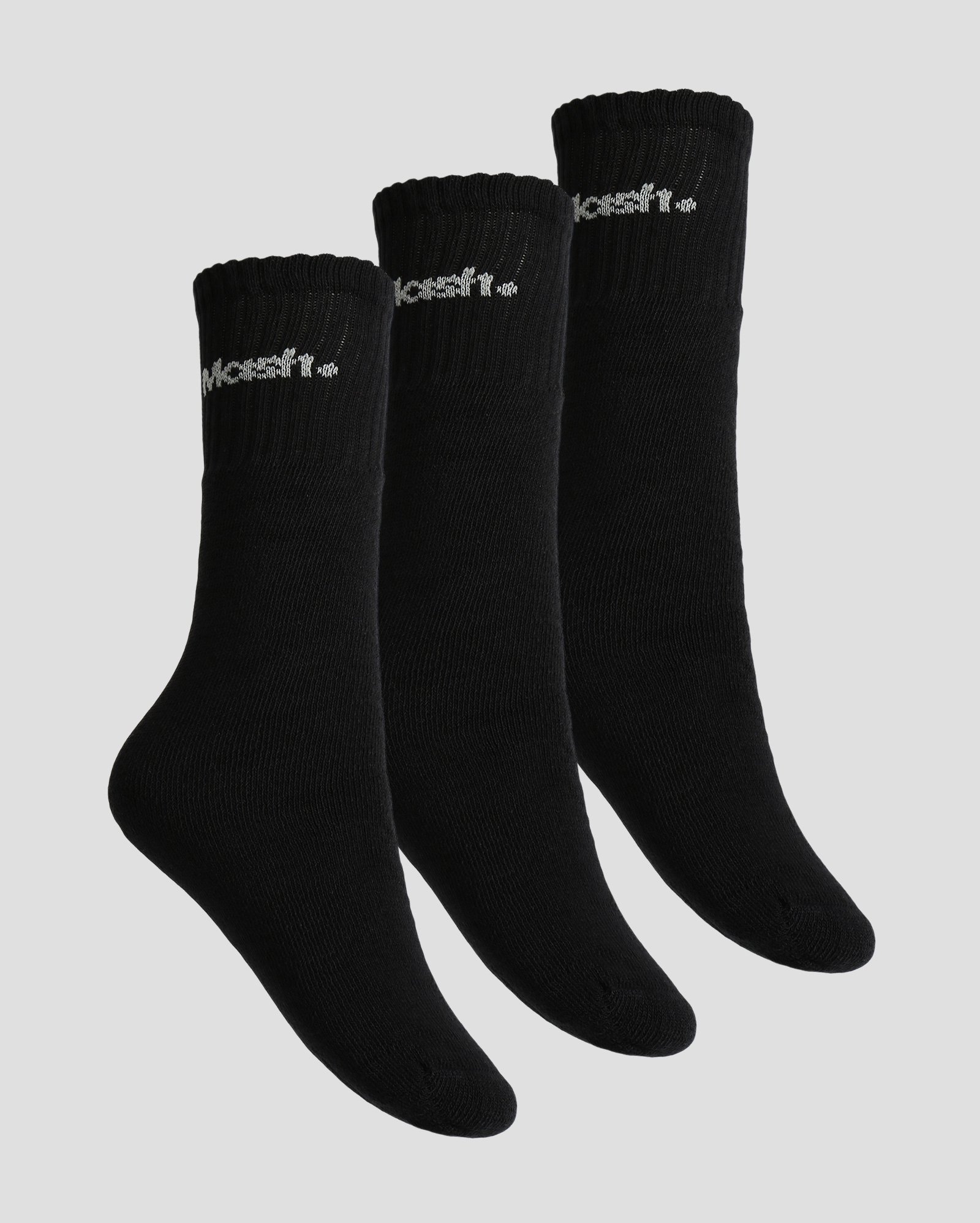 Kit meia esportiva masculina 3 pares cano longo - Preto | Mash