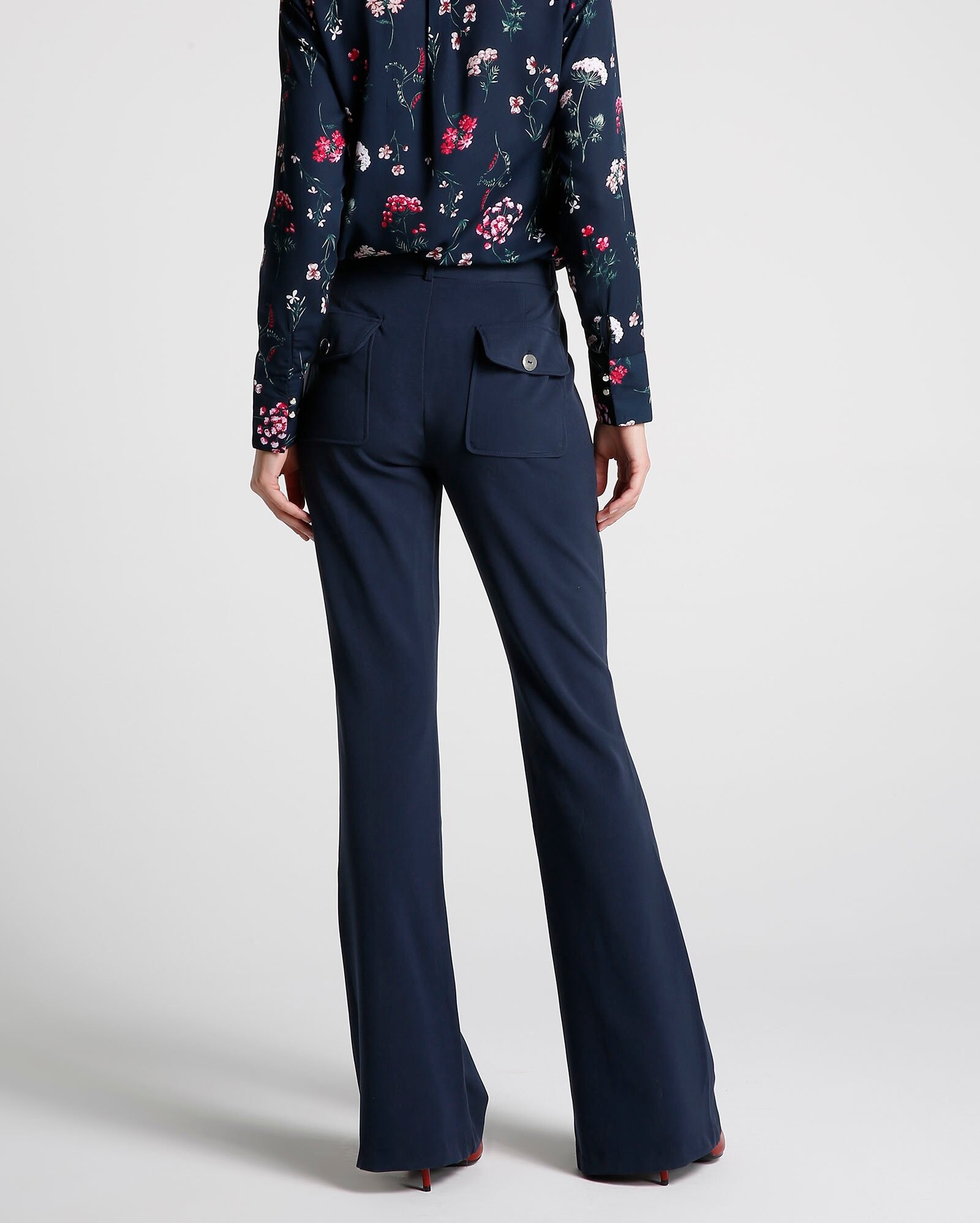 Riachuelo | Calça Boot Cut Vinca - Azul Ultramarine