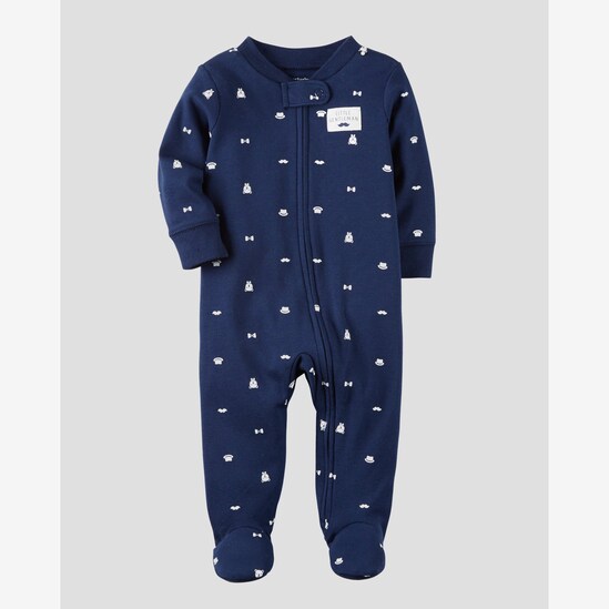 Macacão Ursinho e Chapéu Carter's - Azul Escuro