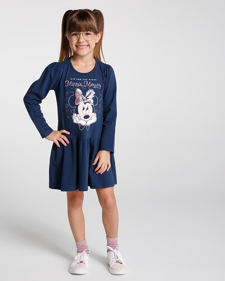 Vestido Azul Minnie Mouse