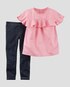 Conjunto Xadrez Carter´s - Rosa