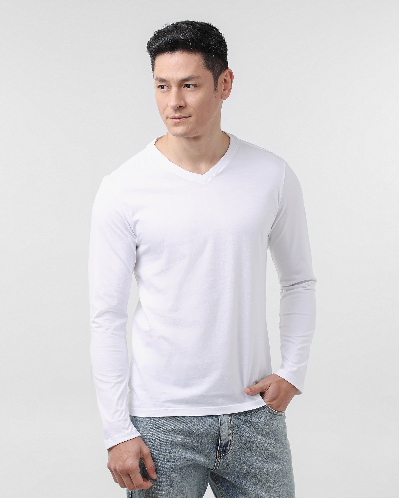 Camiseta masculina Essencial Regular - Branco