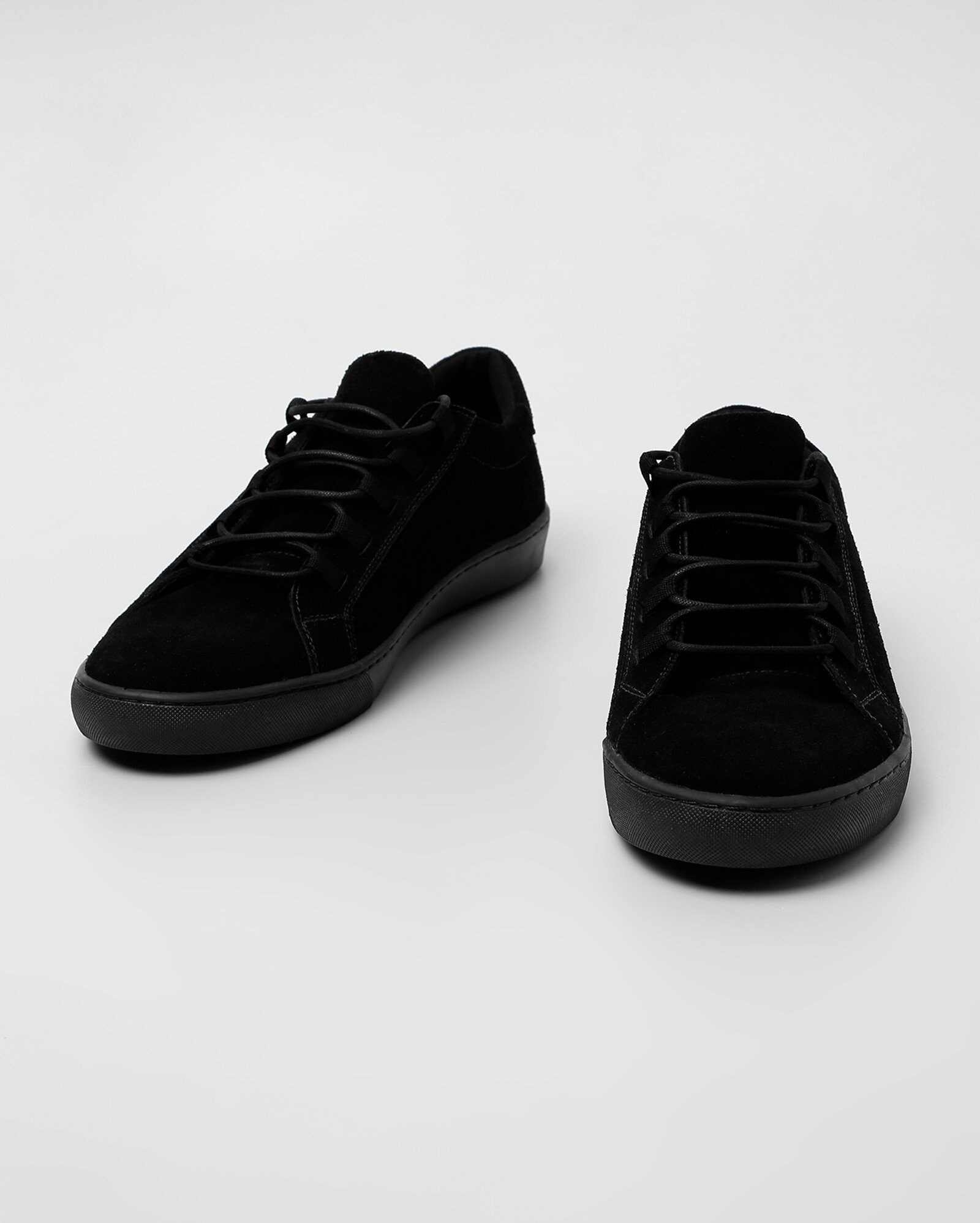 Riachuelo | Sapatênis Couro Camurça Pool - Preto