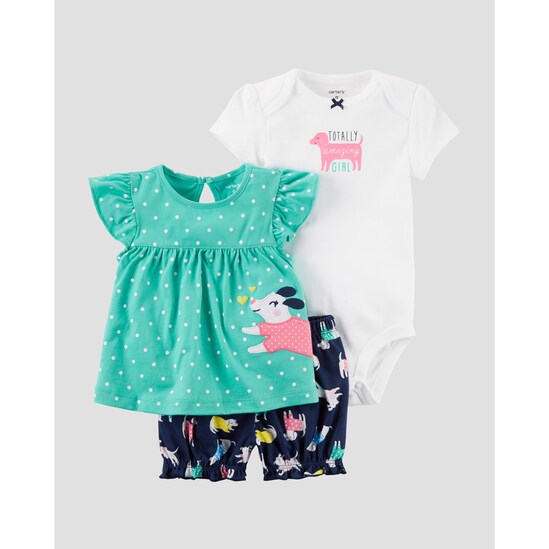 Conjunto Totally Amazing Girl Carter´s - Multicor