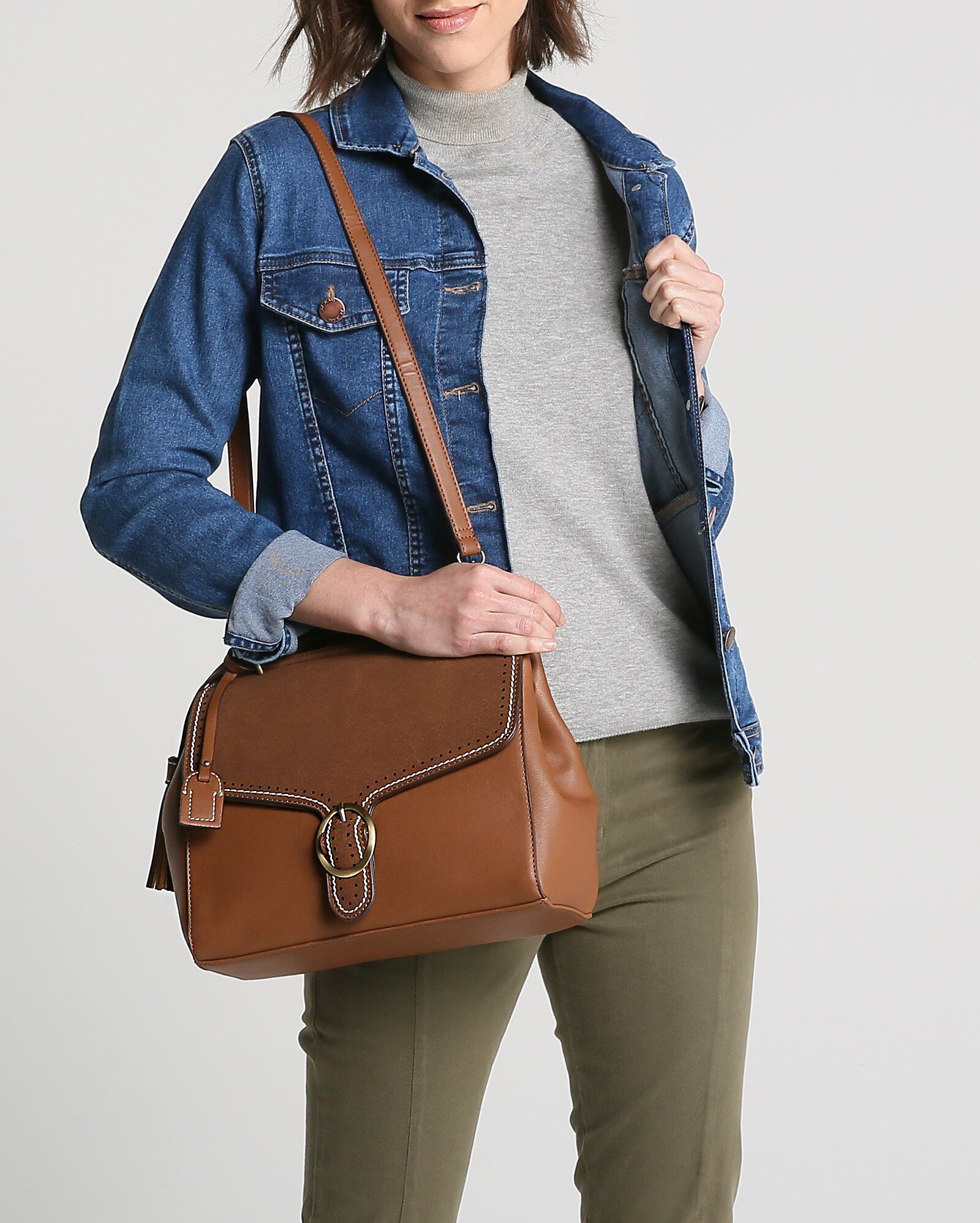 tote bolsa with flap