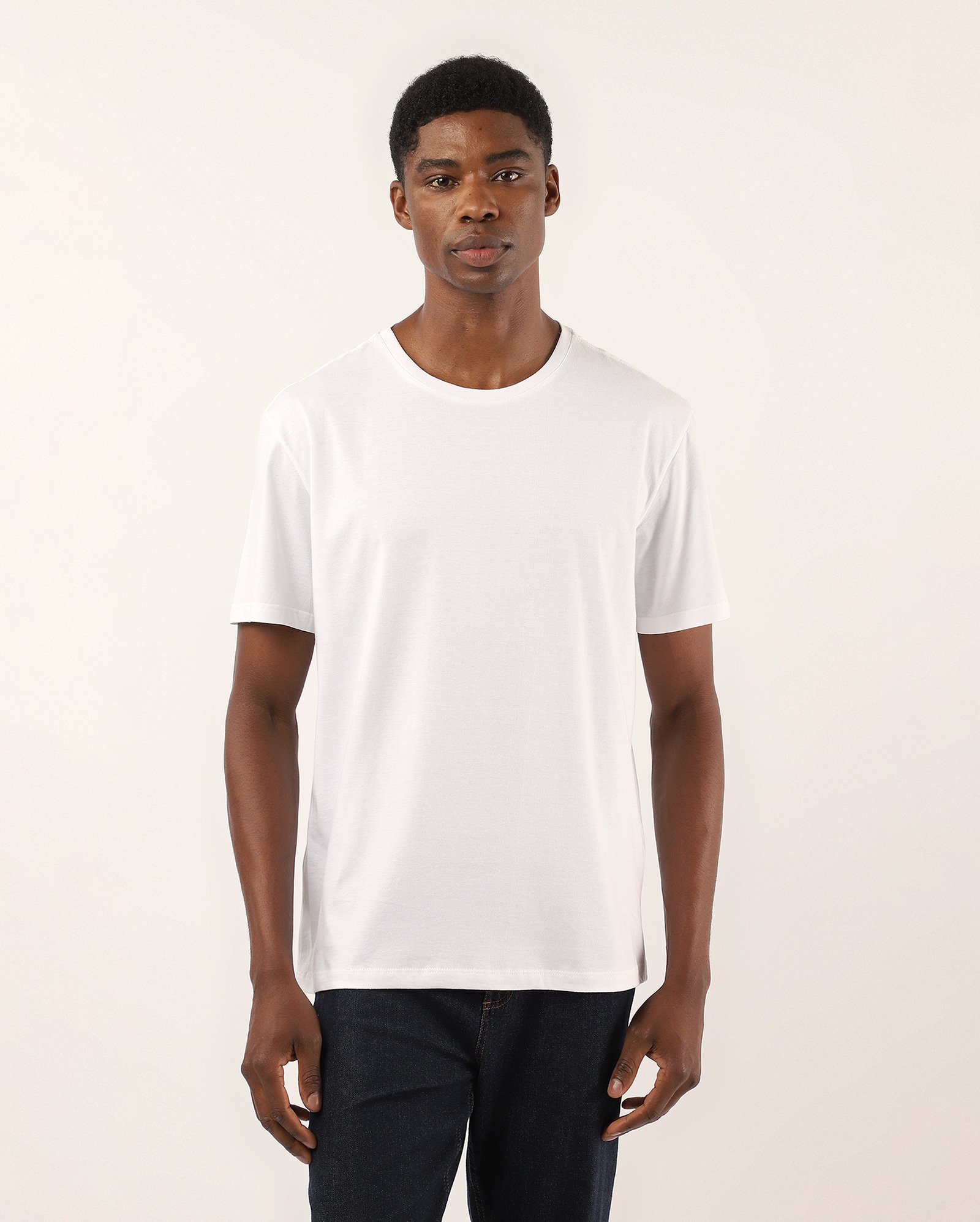 Camiseta masculina Básica Essencial Regular - Branco
