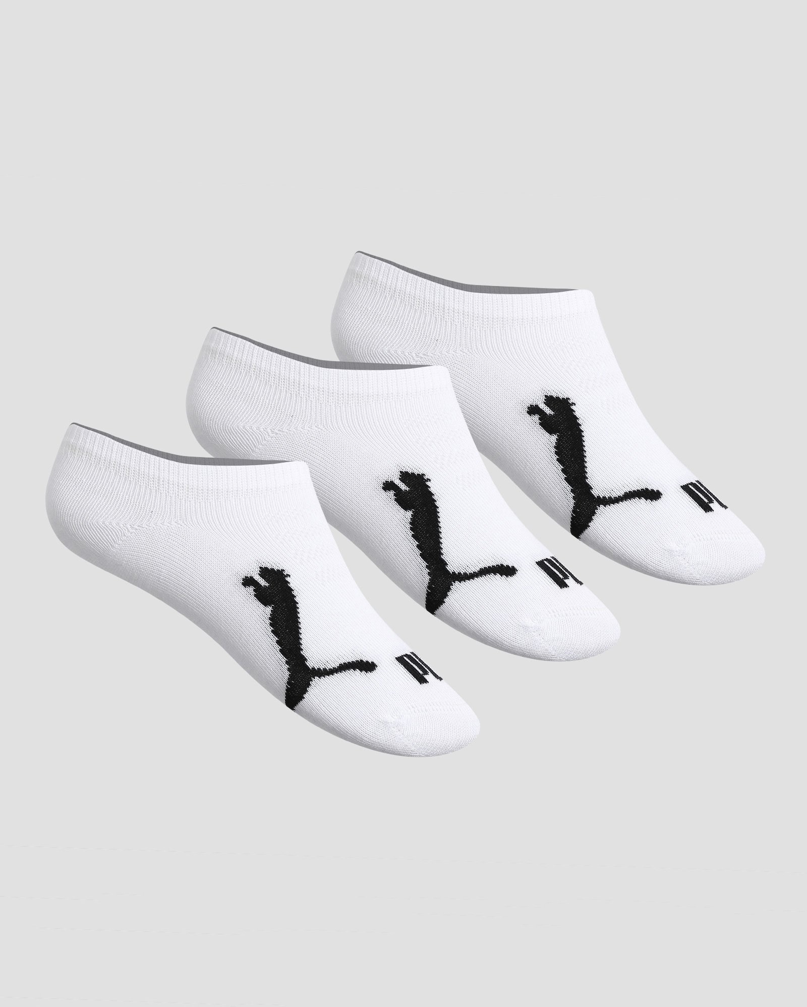 Kit meia infantil 3 pares branca | Puma