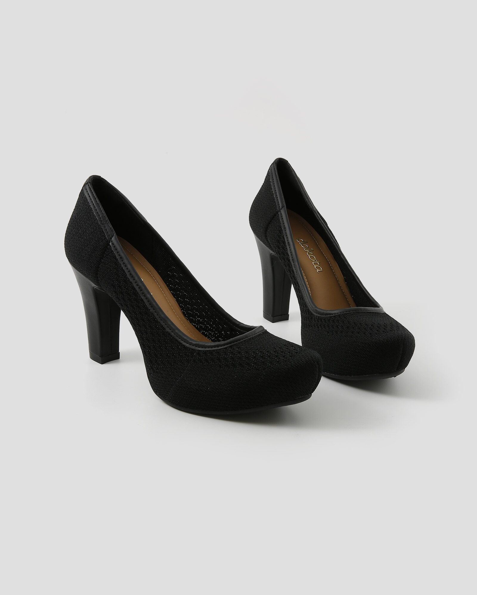 Sapato Meia Pata Dakota Sapato Salto Grosso Dakota Sapato Scarpin