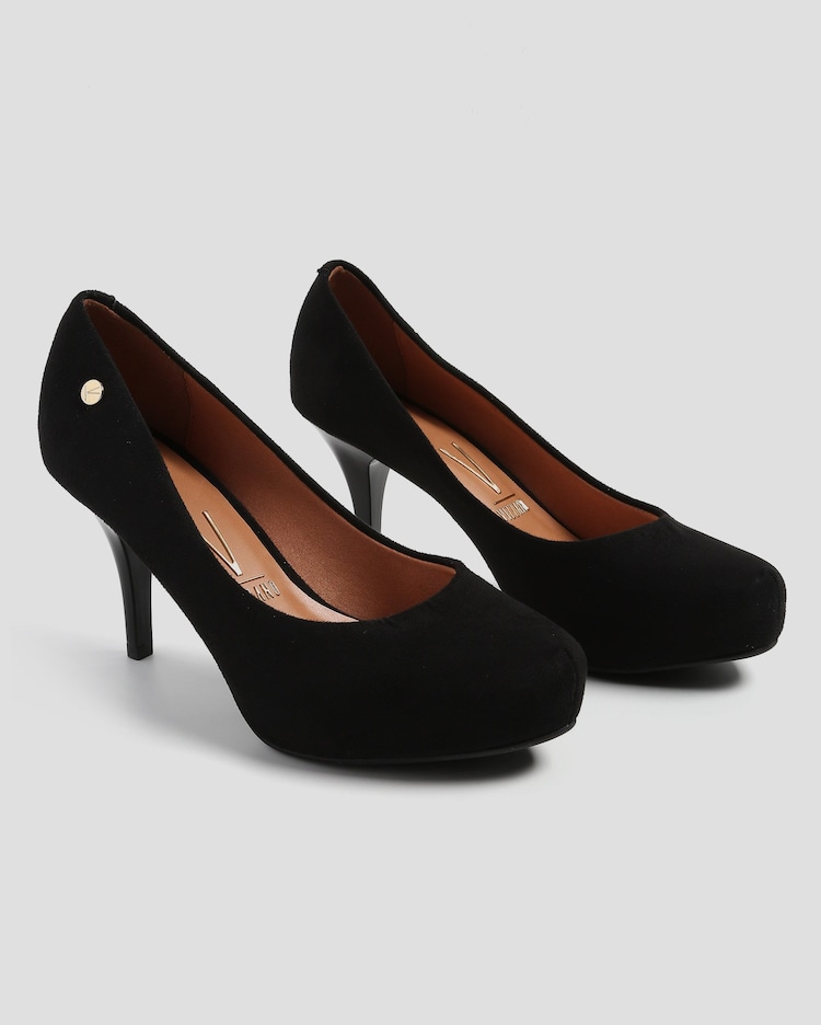 Riachuelo Sapato Scarpin Meia Pata Nobuck Vizzano