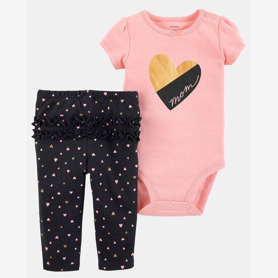 Conjunto 2 Peças Mom Carter´s - Rosa Claro