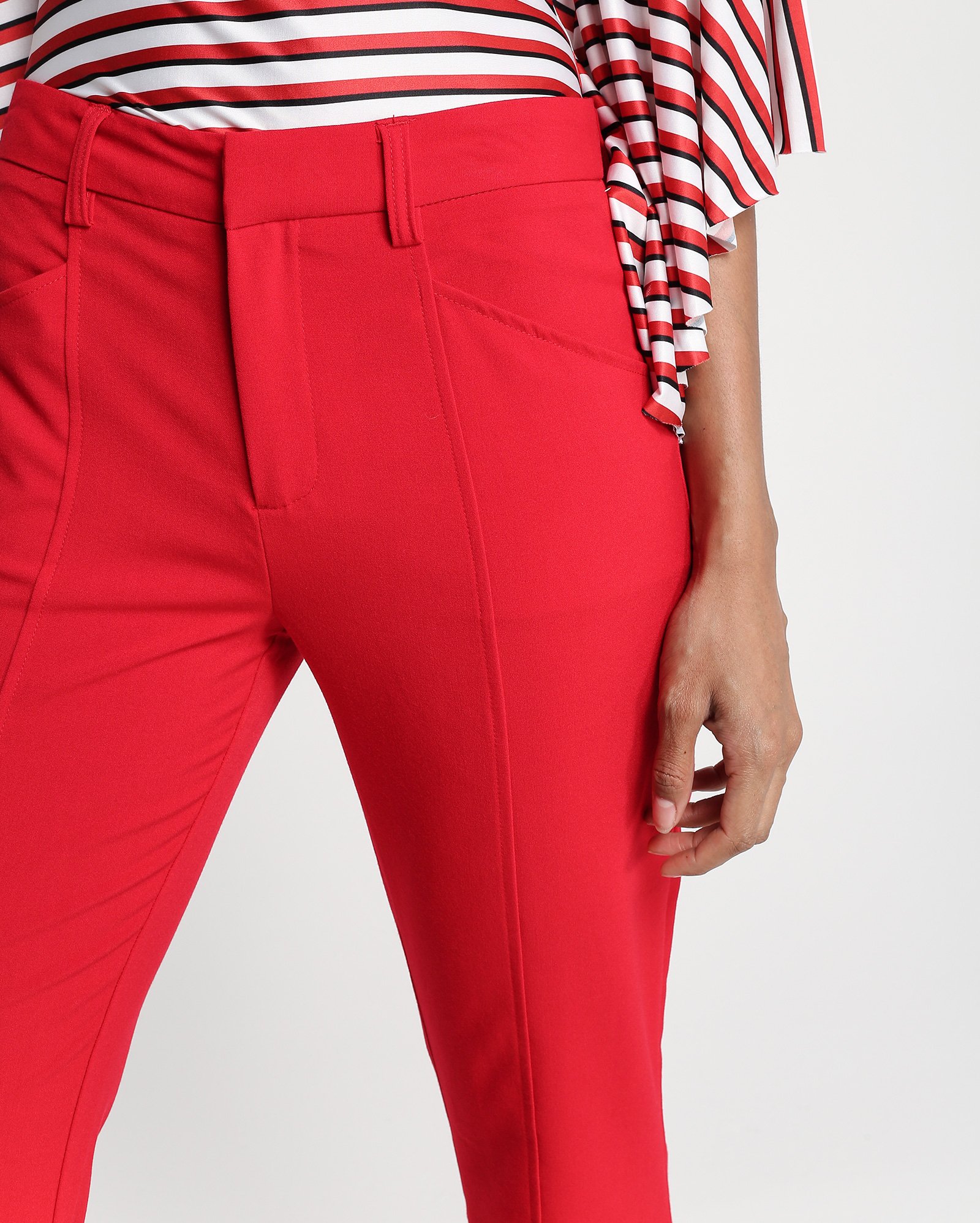 Riachuelo | Calça Boot Cut Vinca - Vermelho