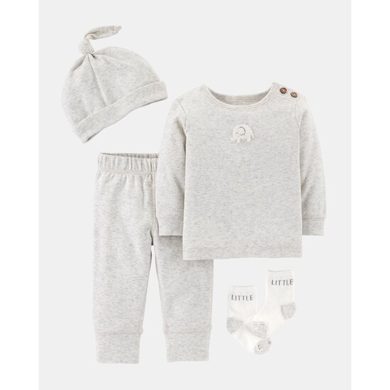Conjunto Take Me Home Carter's - Cinza