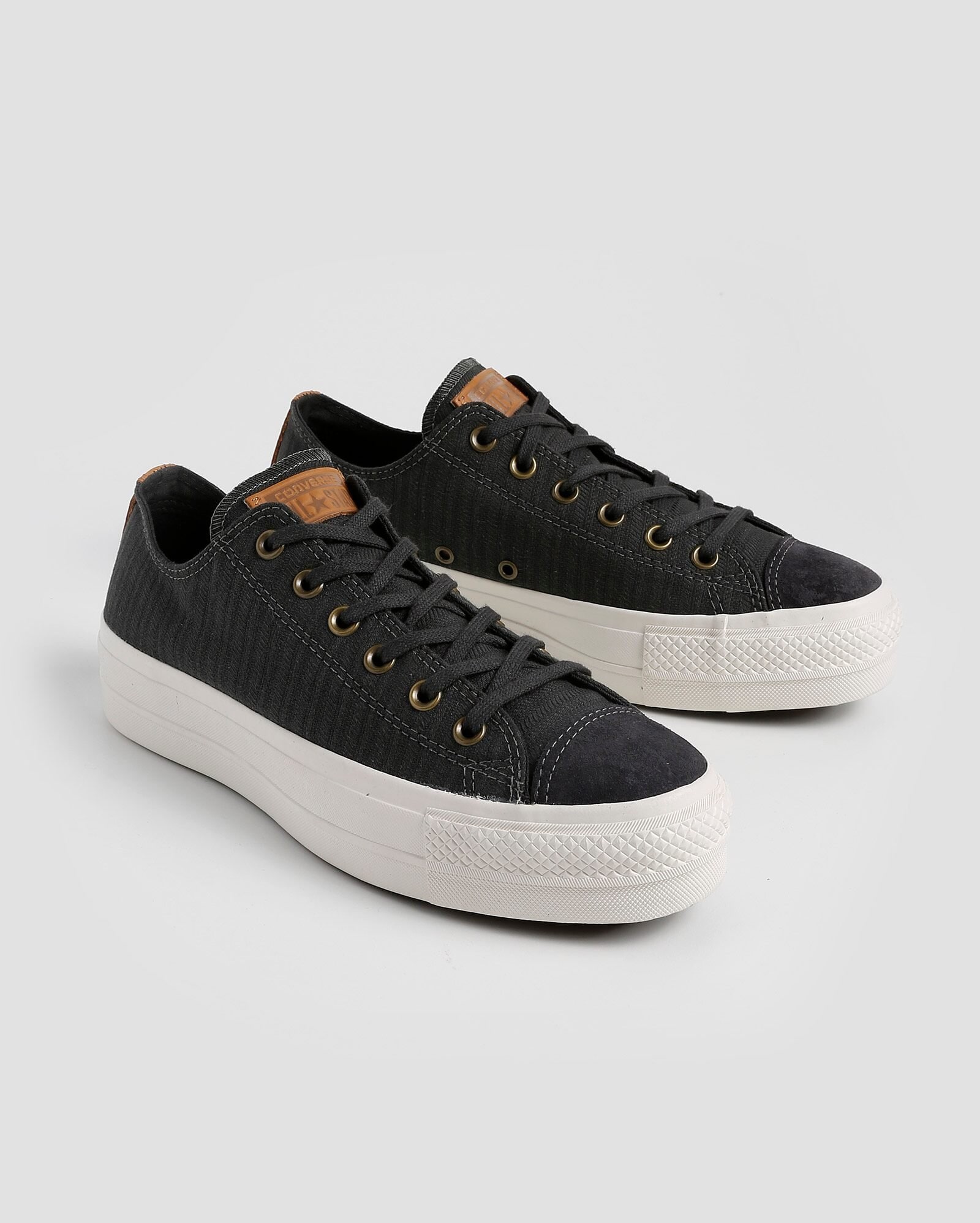Chuck Taylor Tenis Flatform Riachuelo All Star Cinza Chumbo