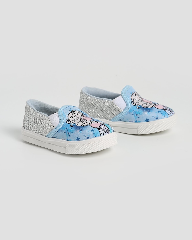 Riachuelo Tênis Casual Slip On Infantil Brilho Frozen Têxtil